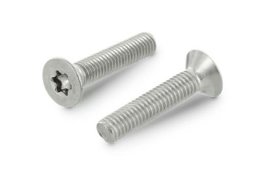 Гвинт, головка потайна M4x10 8.8 шліц зіркоподібний (torx), цинк